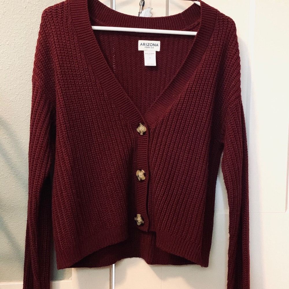 Medium Maroon Cardigan